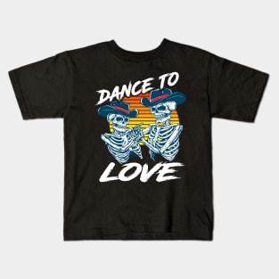 Dancing Skeletons Kids T-Shirt